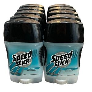 Speed Stick Deodorant Fresh Scent 2 oz (Pack of 10).